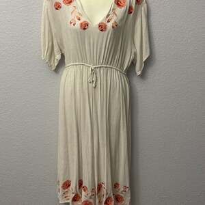 Somedays Lovin Cream Embroidered Floral jumpsuit